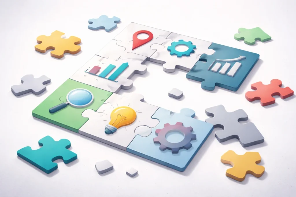 La SEO come puzzle di priorità e decisioni strategiche
